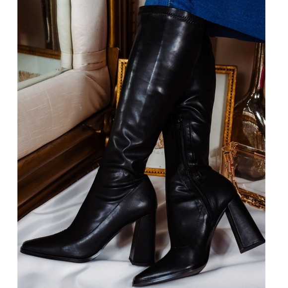 𝙍𝙀𝙎𝙏𝙊𝘾𝙆𝙀𝘿🖤Downtown Muse Boot - BLACK - Picture 6 of 6
